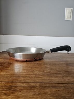 10in Revere Wear 1801 Copper Bottom Skillet